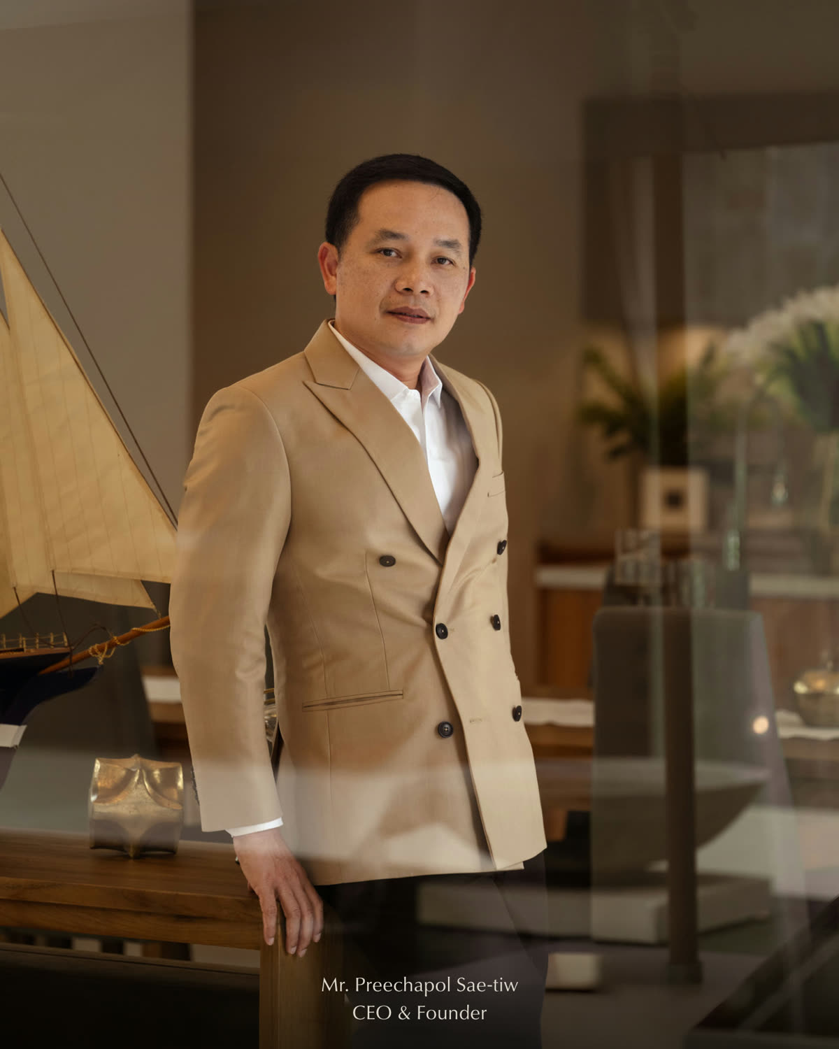 Mr Preechapol Sae-tiw, CEO and founder of Anchan Villas